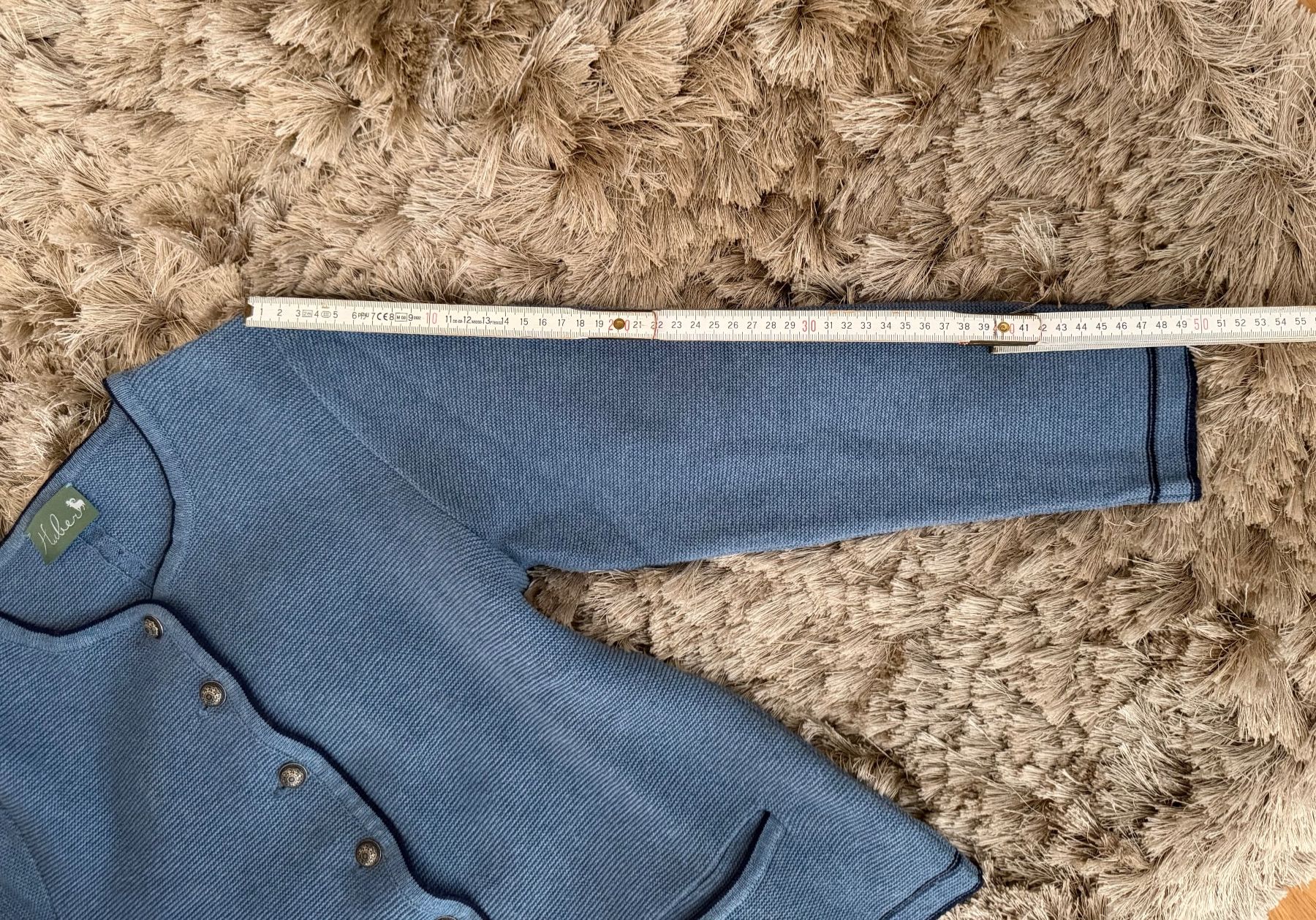 Giacche: Huber Strickjacke, hellblau, Gr. 36 – Usato da Basel venduto da Ksjusha 9