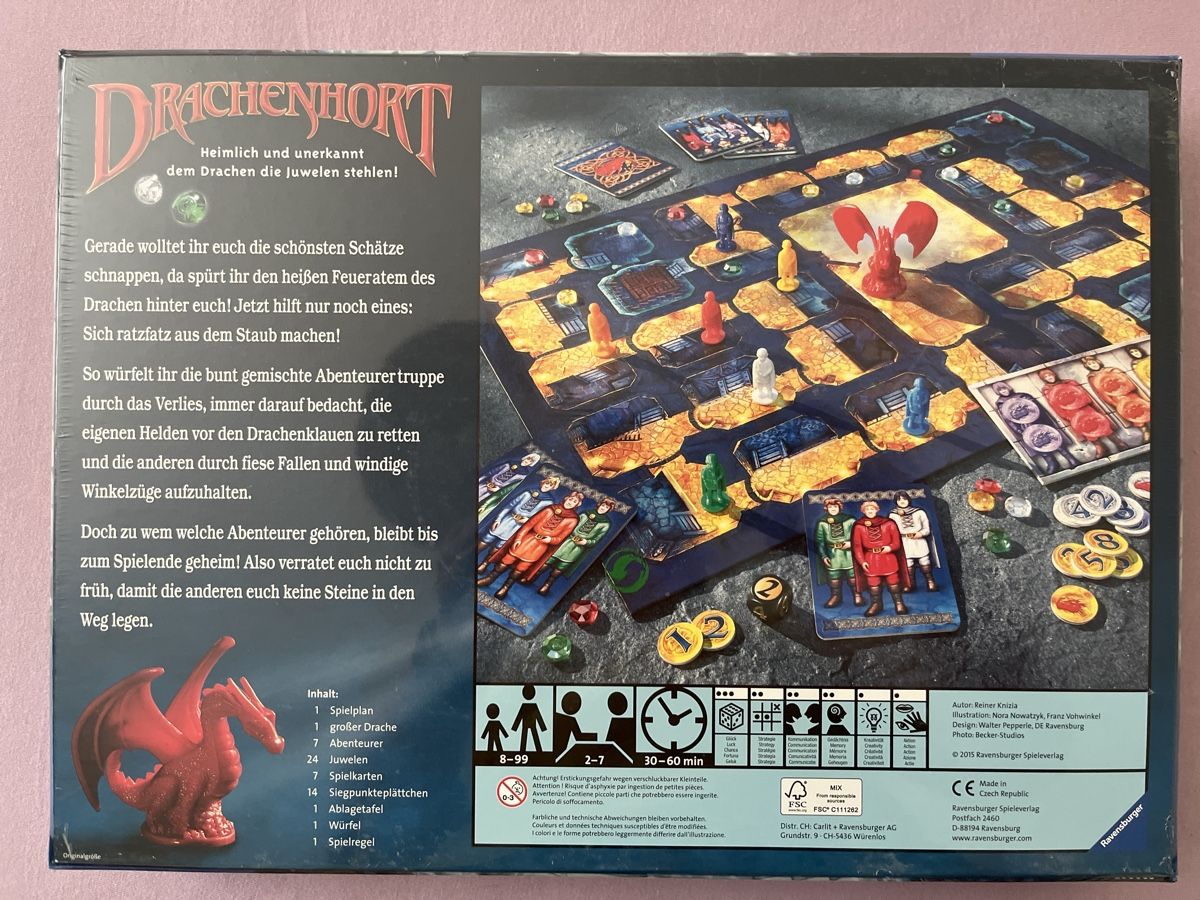 Ravensburger Giochi: Spiel Drachenhort fabrikneu – Nuovo e nell'imballaggio originale da Winterthur venduto da Sabbia99 1