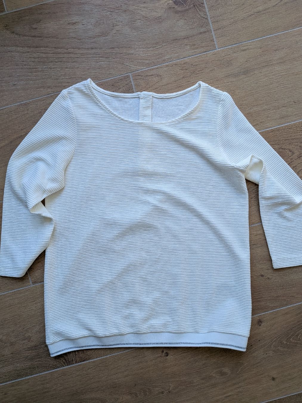 Maglioni & Felpe: Street One Pullover gerippt weiss – Nuovo (secondo la descrizione) da Eschenbach SG venduto da SanFranciscoCalifornia