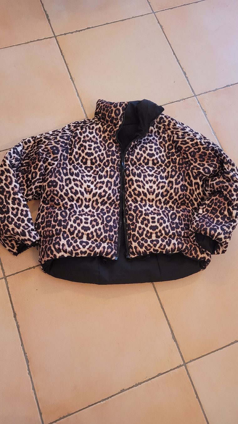 Vestes: Veste doudoune reversible leopard  – Neuf (Voir description) à Echallens par frimousse2008 1