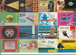 LOT Rare LUV Club Zürich Partyflyer Sticker aus den 90er 🤩