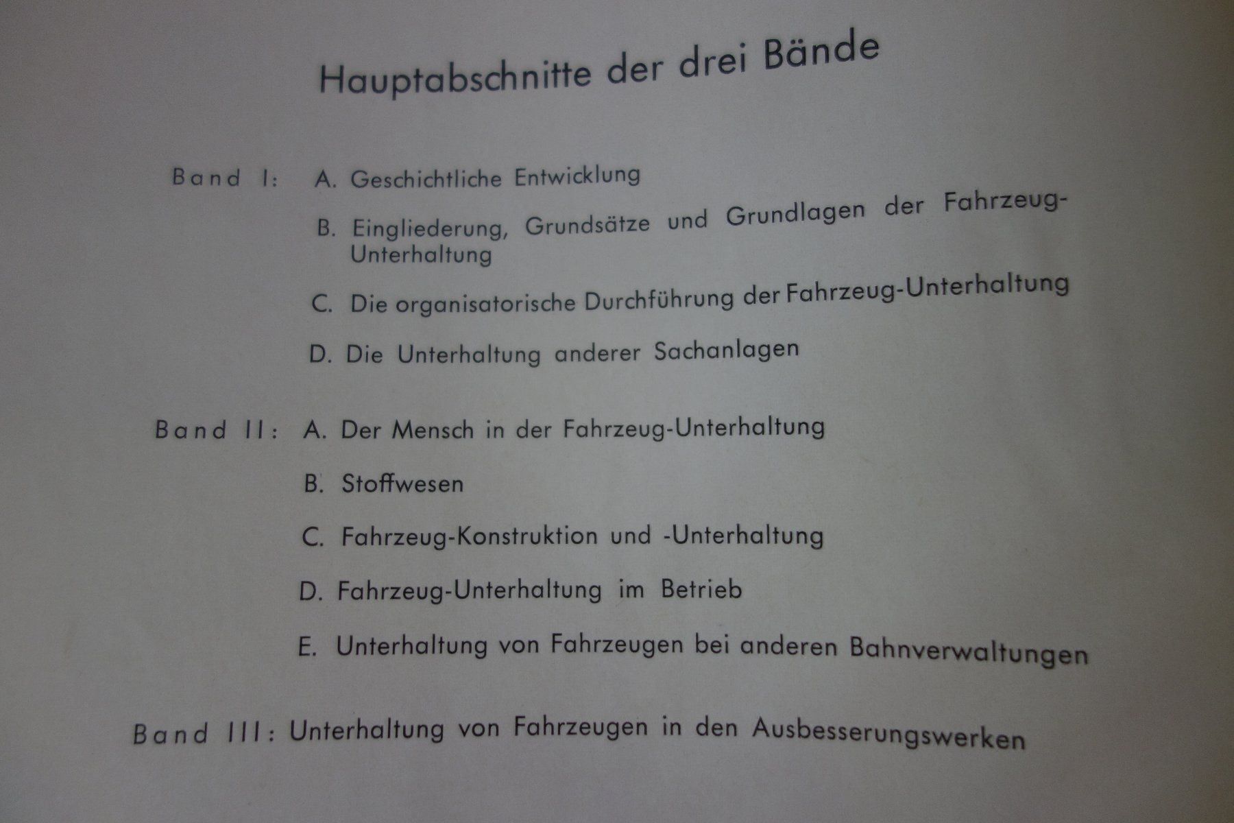 Bücher: Fahrzeug-Unterhaltsdienst der DB,3 Bände – Gebraucht aus Schachen b Herisau von Locophon 2