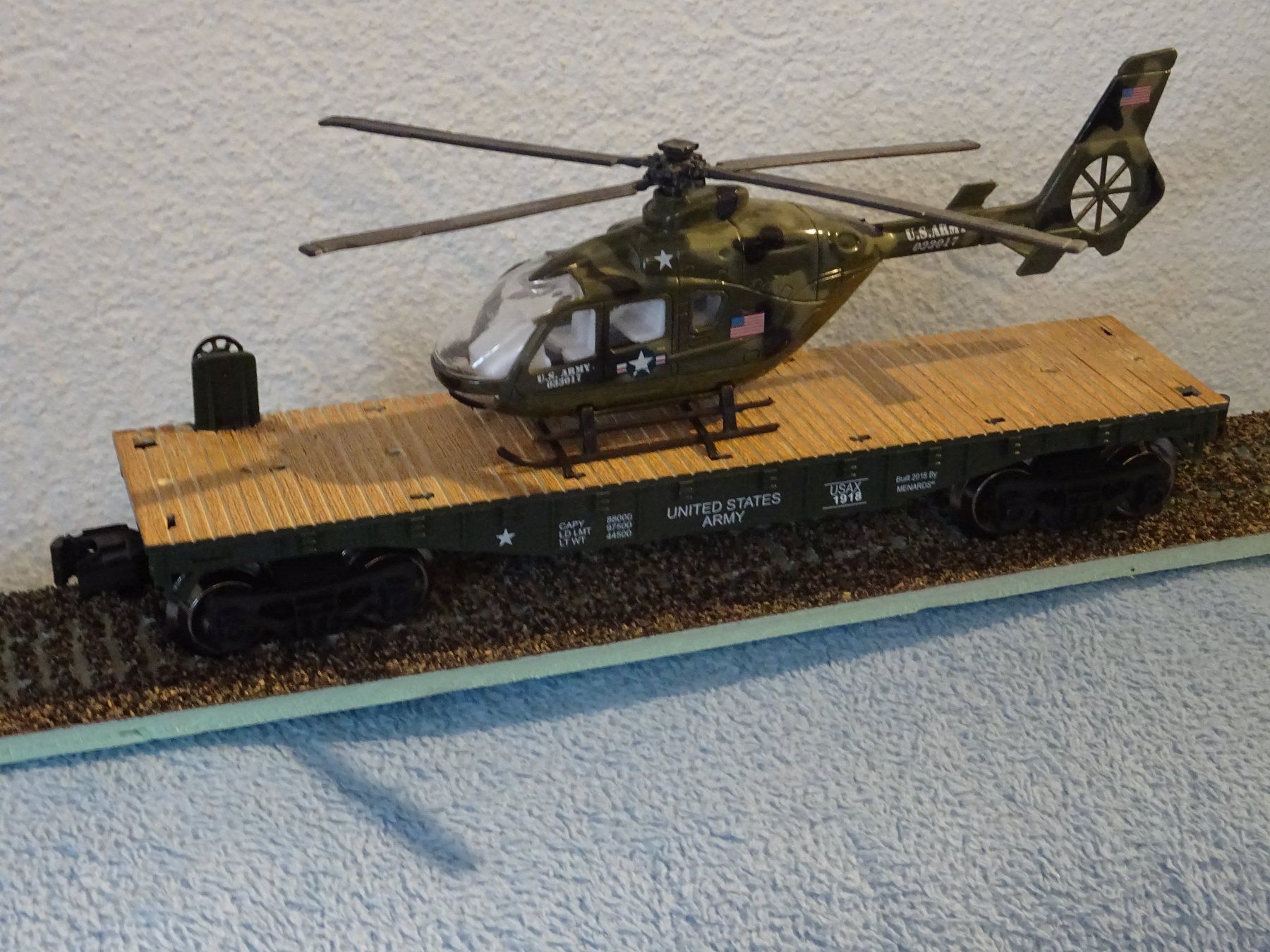 Kit di modellismo & Modellini statici: US Waggon mit Heli. – Usato da Hirschthal venduto da Legov 2