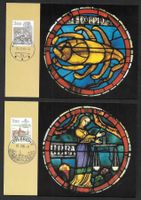 2 Maximumkarten Teil-Serie 690-691 Orts-ET 19.2.1985