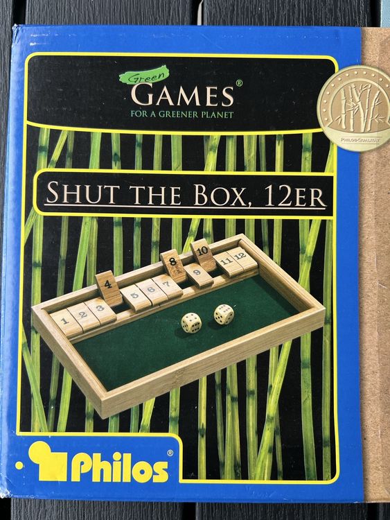 Jeu De Dés Shut The Box En Bois - 4 Joueurs, 10 Blocs Chiffrés, 8 Dés, éducatif, Pour Enfants Et Adultes