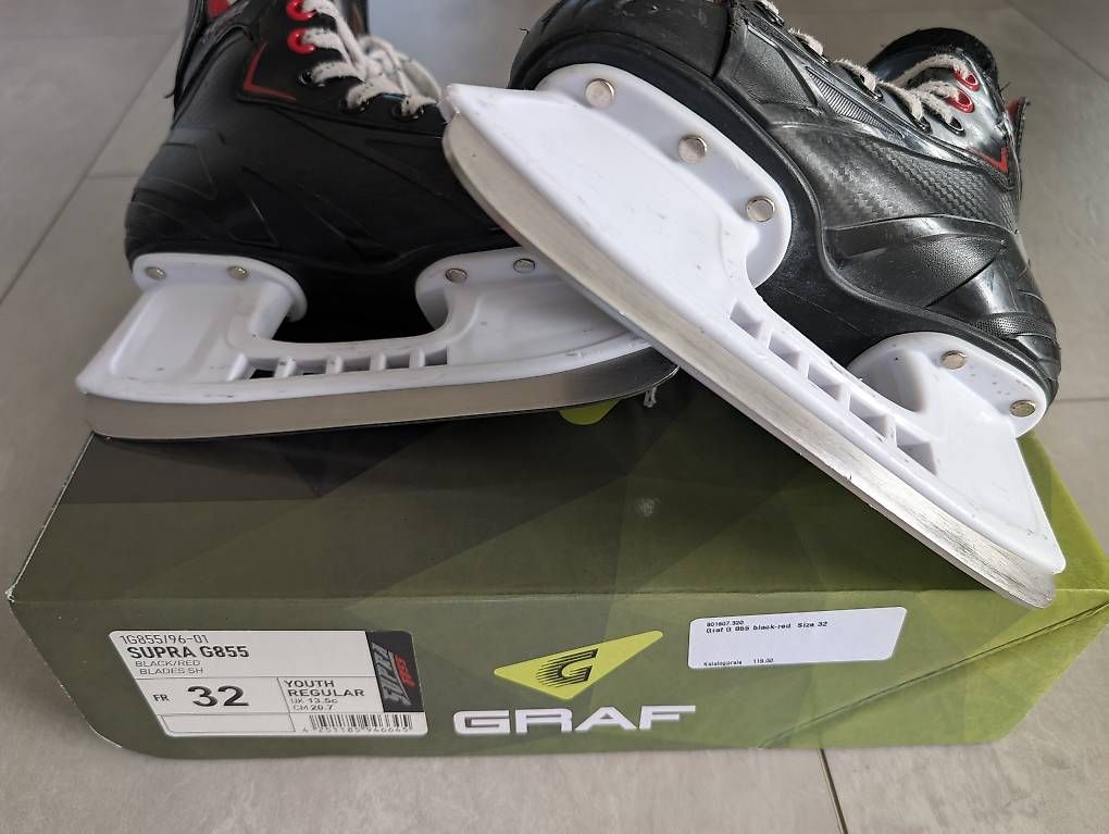 Pattini da ghiaccio: Schlittschuhe Graf Gr. 32 – Usato da Gümligen venduto da fab_gdp7 1