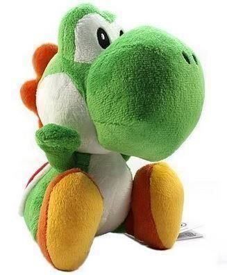 Giocattoli: Yoshi Super Mario Bros Plüsch 18 cm – Nuovo e nell'imballaggio originale da Gurmels venduto da Swisspod