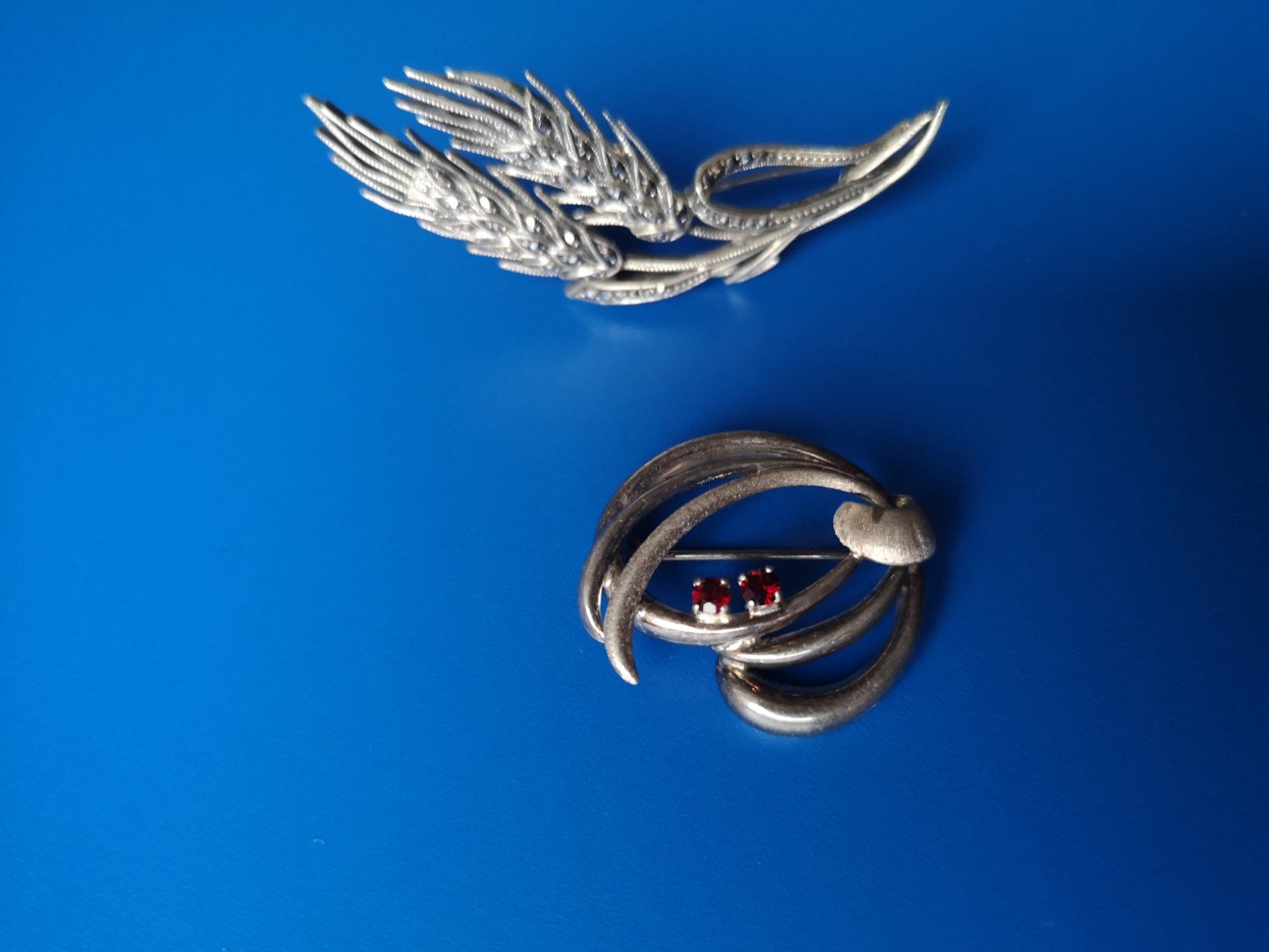 Spille & Fermagli: 2 Silber Brosche 800 & 925 – Usato da Schaffhausen venduto da Leveron13 4