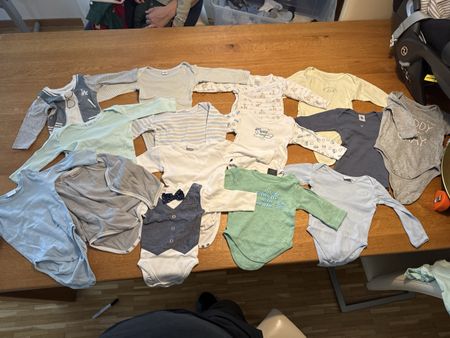 Baby Body Set, Langarm, Grösse 62/68, Winter, Top!