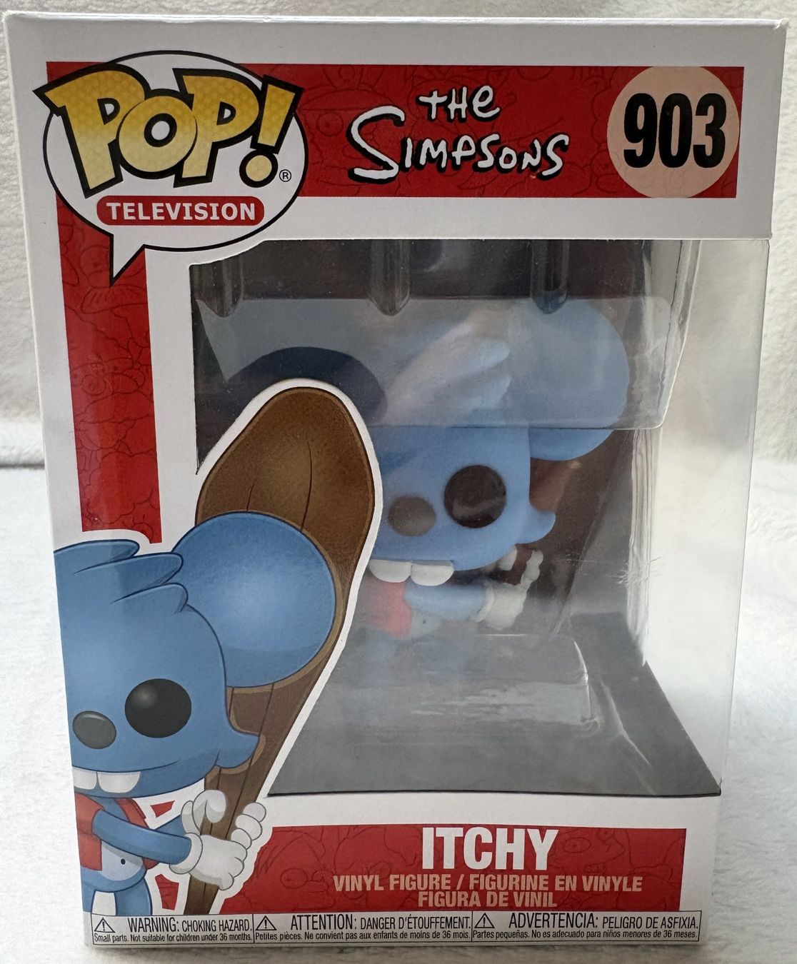 Funko Statuette: Funko Pop - Simpsons - 903 - Itchy – Nuovo e nell'imballaggio originale da Meisterschwanden venduto da McSchein