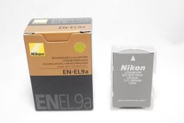 Nikon EN-EL9a Akku / pile / Battery. Original NEW.
