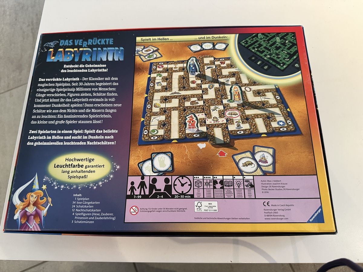 Ravensburger Spiele: Ravensburger Labyrinth, Das verrückte Labyrinth-Spiel! – Gebraucht aus Hedingen von kamarue 1