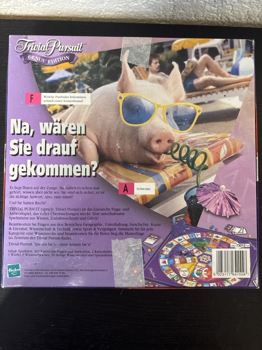 Hasbro Giochi: Trivial Pursuit Genius Edition Schweiz – Usato da Ibach venduto da JellyBeans99 1