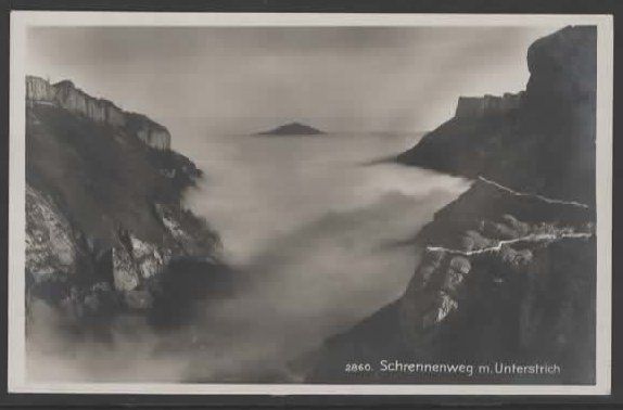 Cartoline postali: Schrennenweg m. Unterstrich   (M – Usato da Ruggell venduto da Masescha