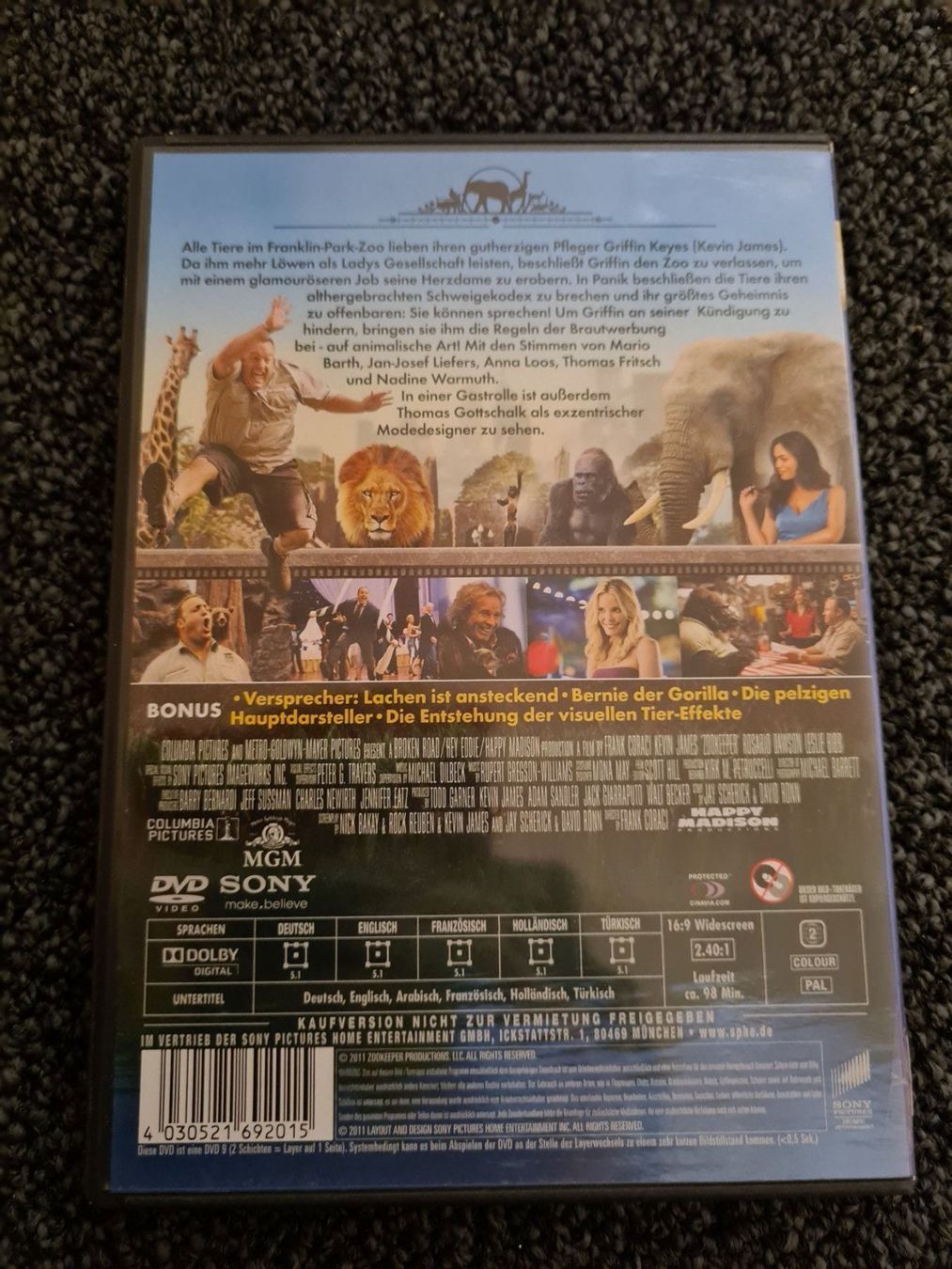 Sonstiges zu Filme & Serien: DER ZOOWÄRTER(9787) – Gebraucht aus Ruswil von  1