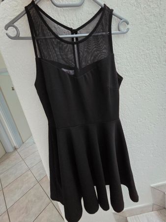 Robe de soirée noire femme