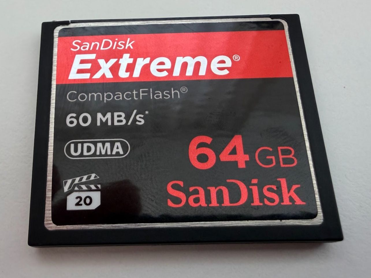 Sandisk Speicherkarten: SanDisk Extreme CompactFlash 64GB (60MB/s) – Gebraucht aus Dübendorf von Raphaelfuchs