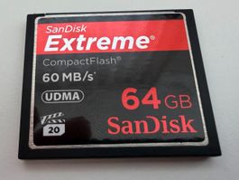 SanDisk Extreme CompactFlash 64GB (60MB/s)