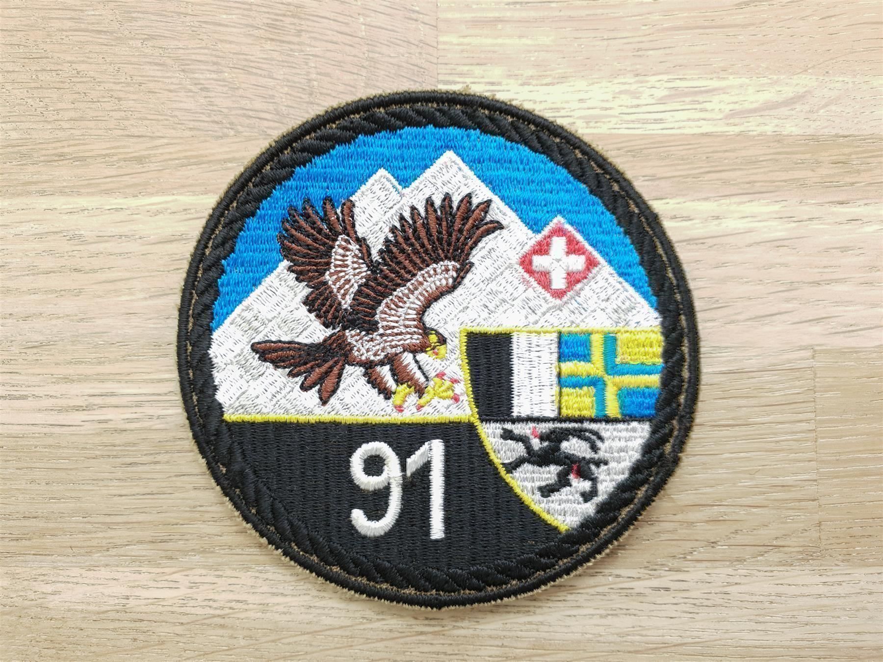 Placchette & Badge: Badge Geb Füs Bat 91 schwarz – Usato da Erlinsbach venduto da S700