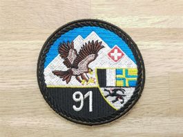 Badge Geb Füs Bat 91 schwarz