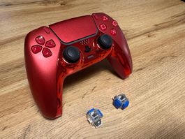 🎮Manette PS5 Rouge & joysticks TMR