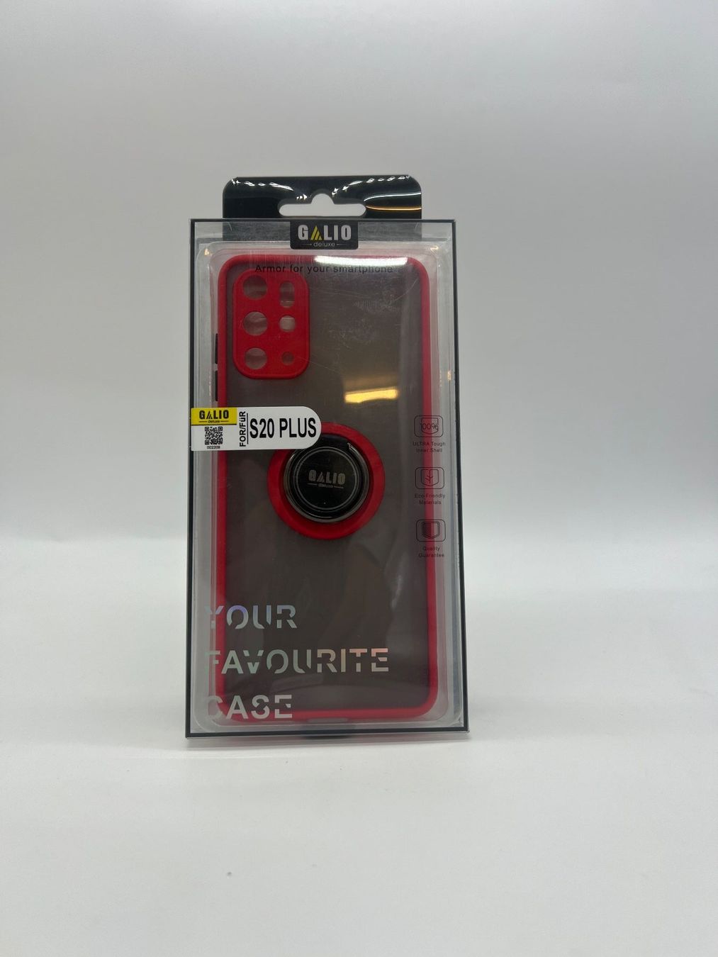 Cover & Protezioni schermo: S20 Plus hülle in rot mit halterungsring NEU – Nuovo e nell'imballaggio originale da Zürich venduto da Budgetdisplay_Shop 2
