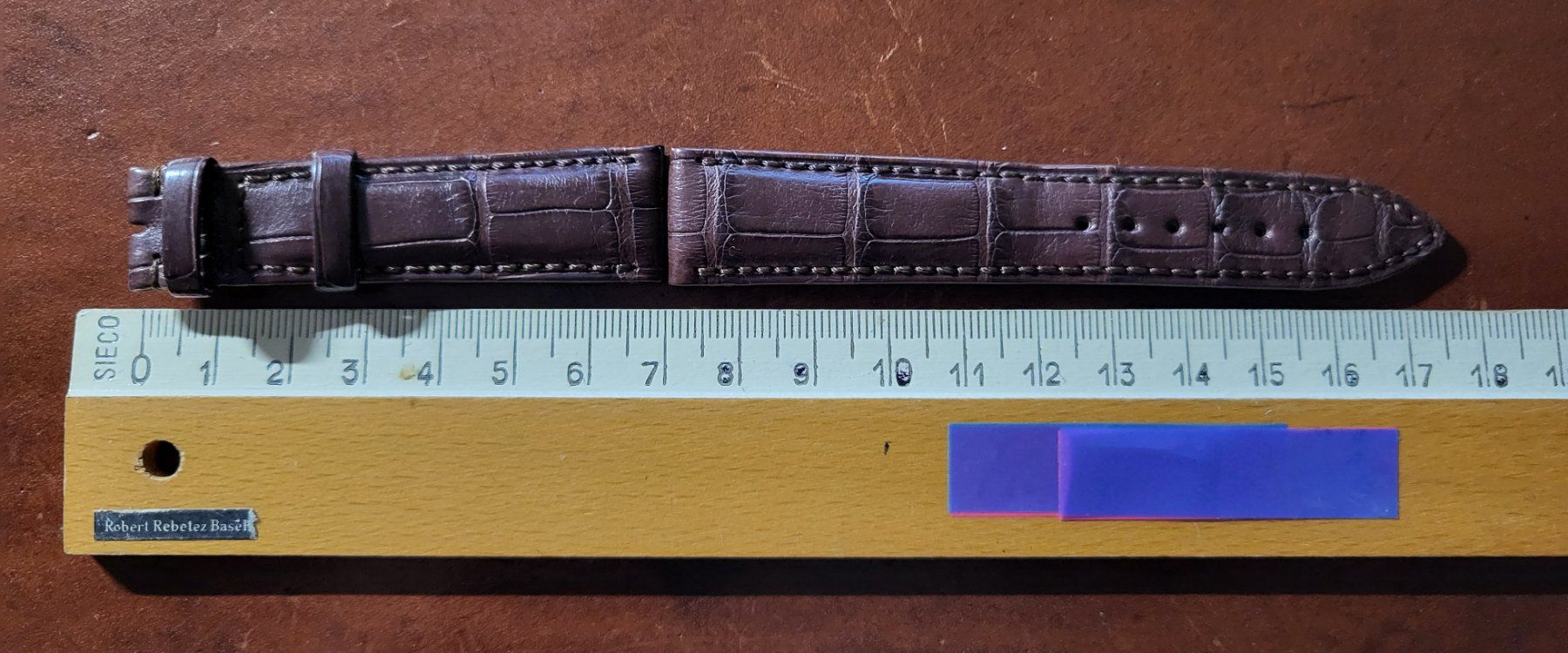 Breguet Bracciali & Braccialetti: Uhrenarmband Leder Aligator 18mm, Original Breguet, braun – Nuovo e nell'imballaggio originale da Düdingen venduto da Mxkahz 2