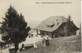 5181 Chalet-Restaurant des Pleiades BLONAY VD gel. 1926!