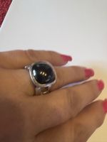 Silber 925 Onyx Ring 