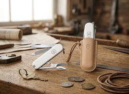 Victorinox Classic SD weiss inkl. Leder - Etui NEU & OVP