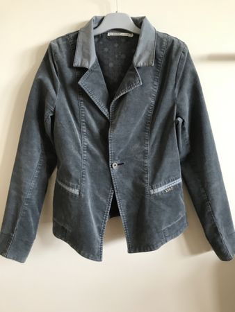 Veste Nile Atelier, gris bleu, taille S, coton
