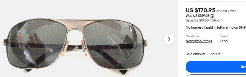 Fendi Occhiali & Lenti: Fendi FS1007M Sonnenbrille / Lunettes de soleil – Usato da Collonges venduto da Auganien 6