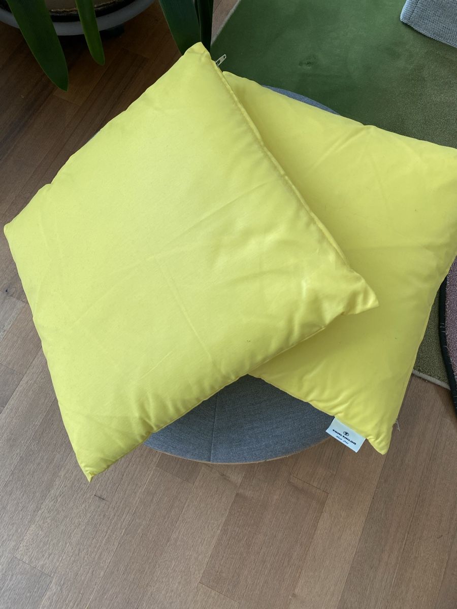 Kissen: TOM TAILOR HOME 2 Dekokissen, gelb – Neu (gemäss Beschreibung) aus Thalwil von Alice015 2