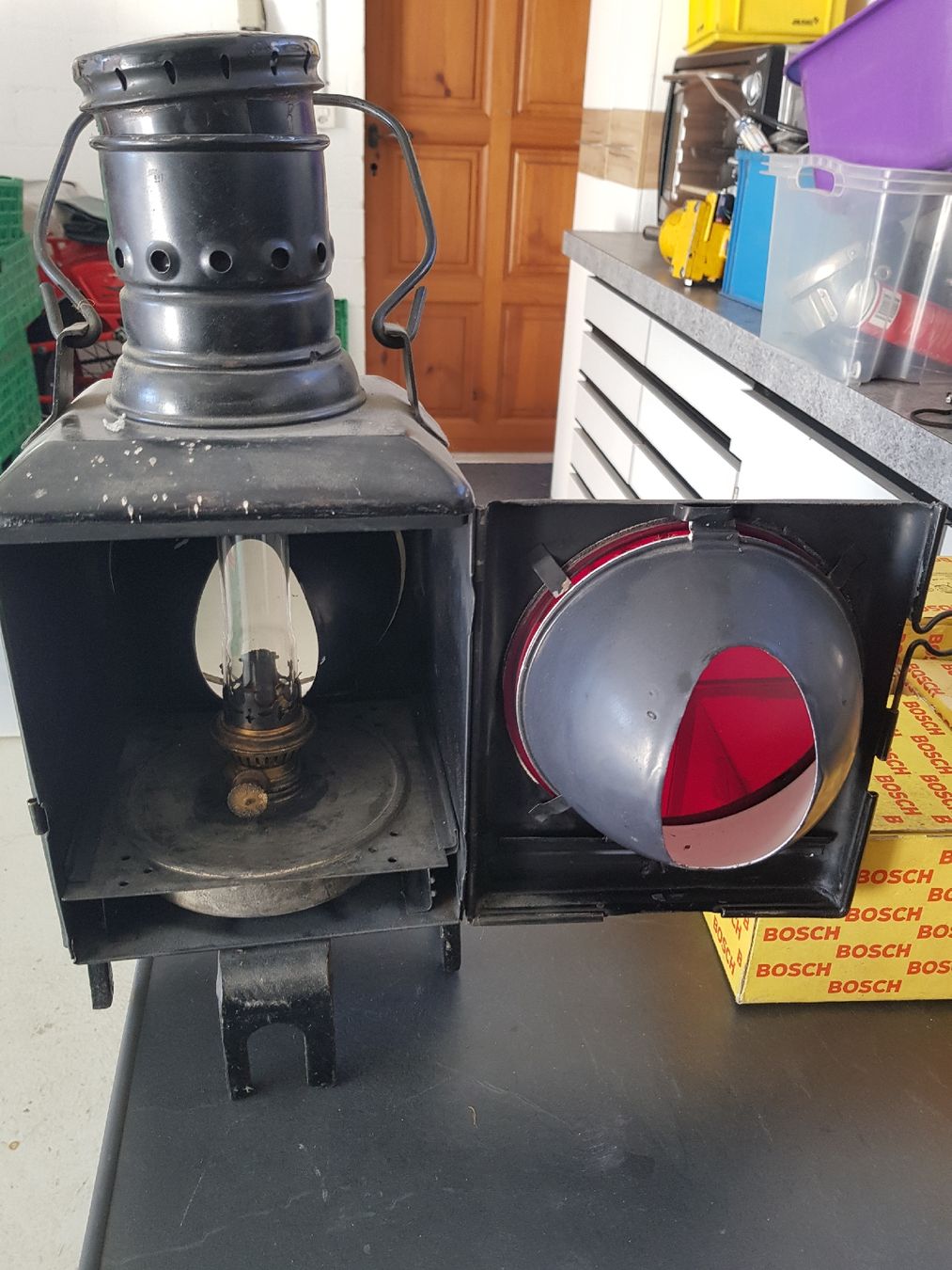 SBB/CFF/FFS Lampade: petrollaterne antik – Usato da Dietwil venduto da mb54 2