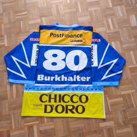 Maglia HC Ambrì-Piotta Vintage – L. Burkhalter #80 – Taglia