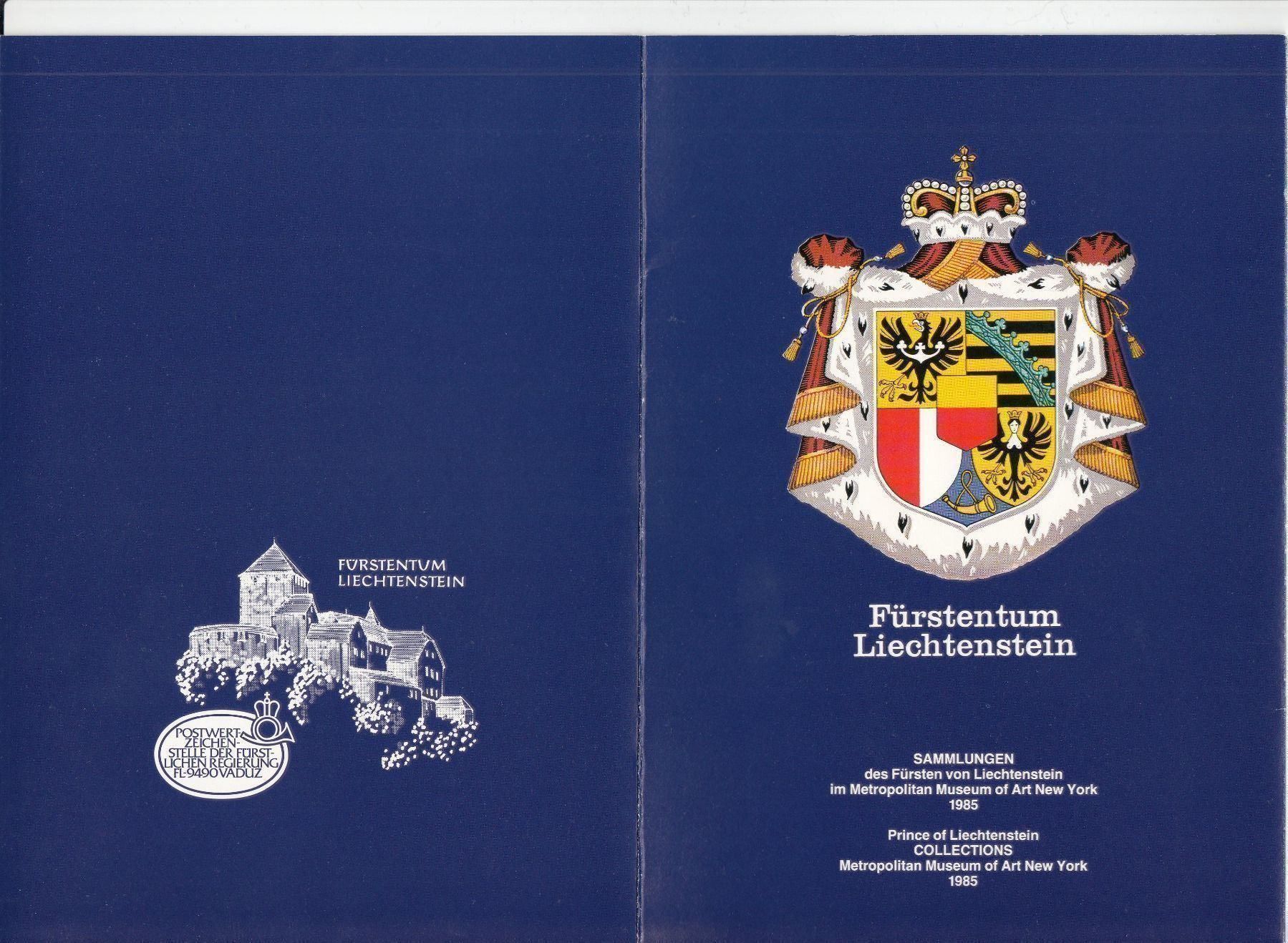 Alle Briefmarken: FL Kunstdruck-Faltmappe 1985 – Gebraucht aus Bürglen TG von StampGraf 2