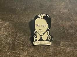 Wednesday Addams smiling Pin