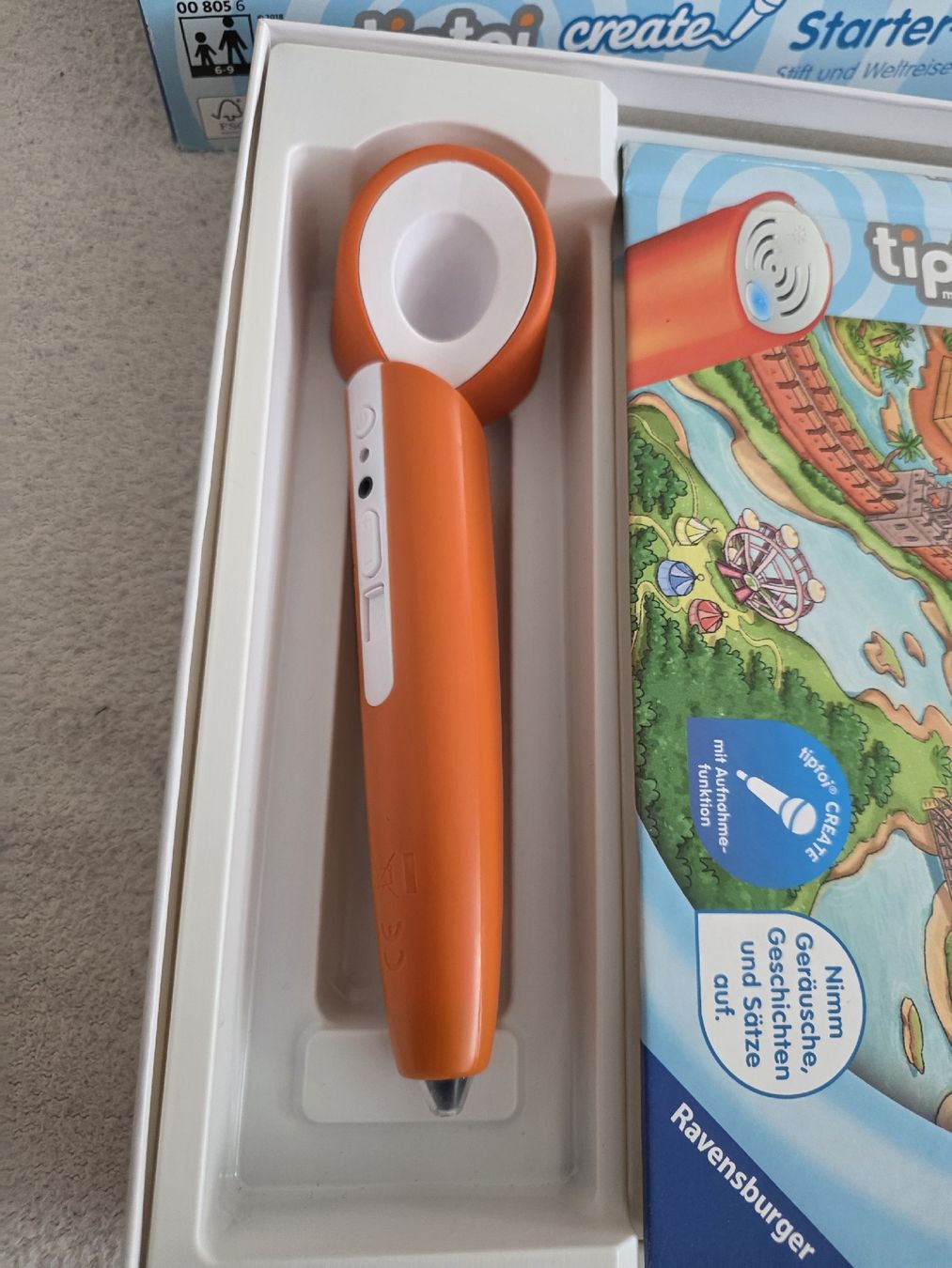 Tiptoi Giochi: Tiptoi Create Starter-Set: Stift & Weltreise-Buch – Usato da Dorf venduto da Echo_Elements 2