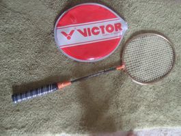 vintage 80iger years Racket Victor Badminton AL-9500 bespant