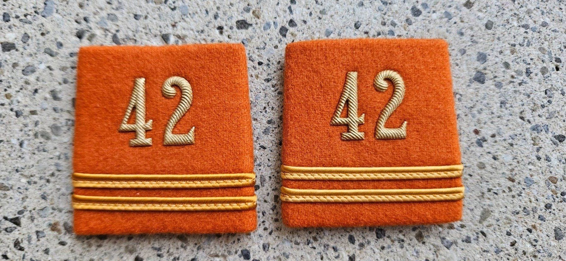 Schweizer Armee Placchette & Badge: *** Patten /Schulterschlaufen mit Nummer *** – Usato da Riedholz venduto da fr_sIruP