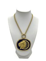 PATEK PHILIPPE Collier 18K Gelbgold Lapislazuli *S1614