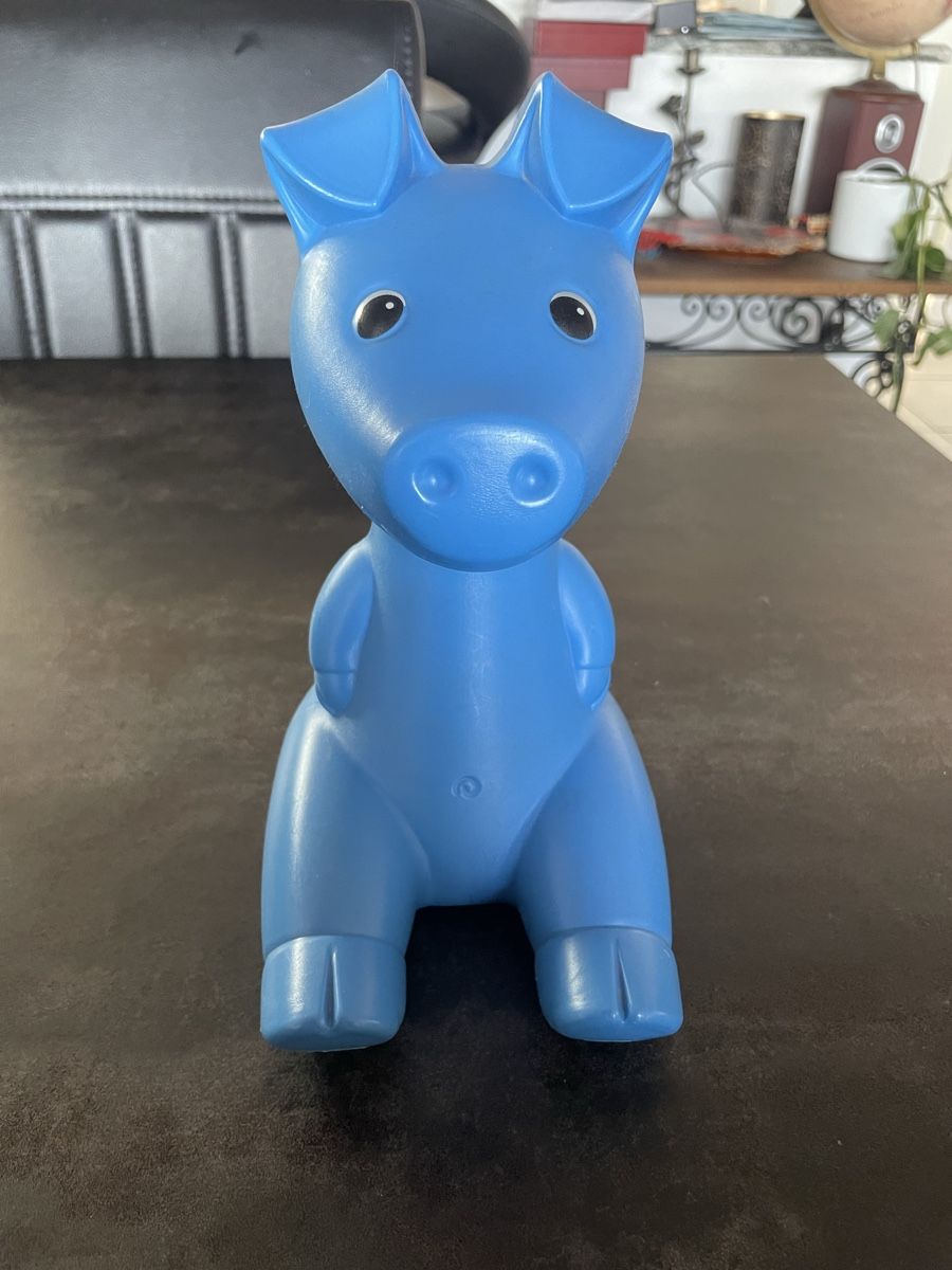 Salvadanai: Tirelire Cochon Vintage Ikea Bleu – Usato da Vallamand venduto da Bricbracbroc82 2