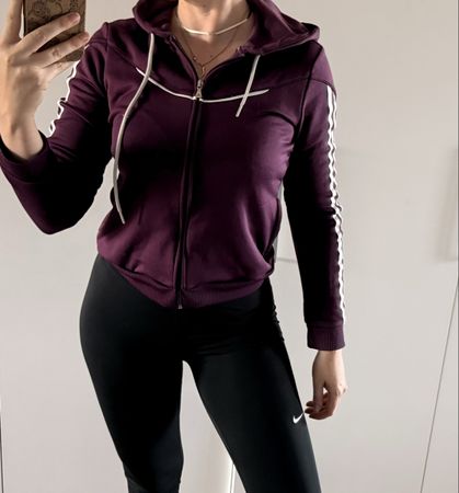 Adidas Trainingsjacke Lila Gr. 36 Sportlich gym fitness 