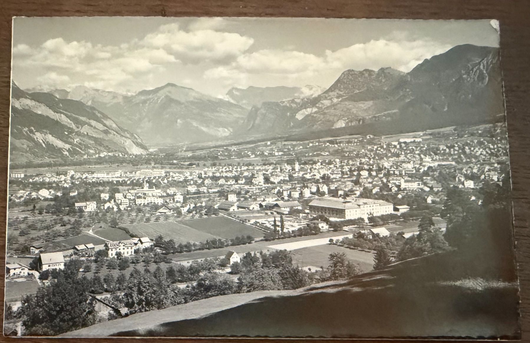 Ansichtskarten: CHUR -  mit Kaserne - Ansichtskarte – Gebraucht aus Tegerfelden von siebenmacky