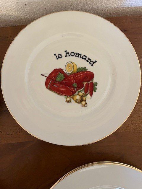 Set di piatti: Service assiettes + plat pour les crustacés – Usato da Gland venduto da chr_h8qc 4