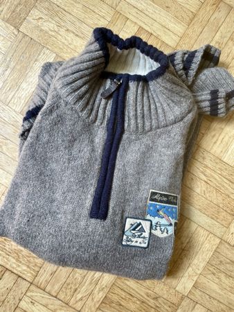Paul Kehl Strickpullover, Lammwolle, Neupreis 199 chf, XL