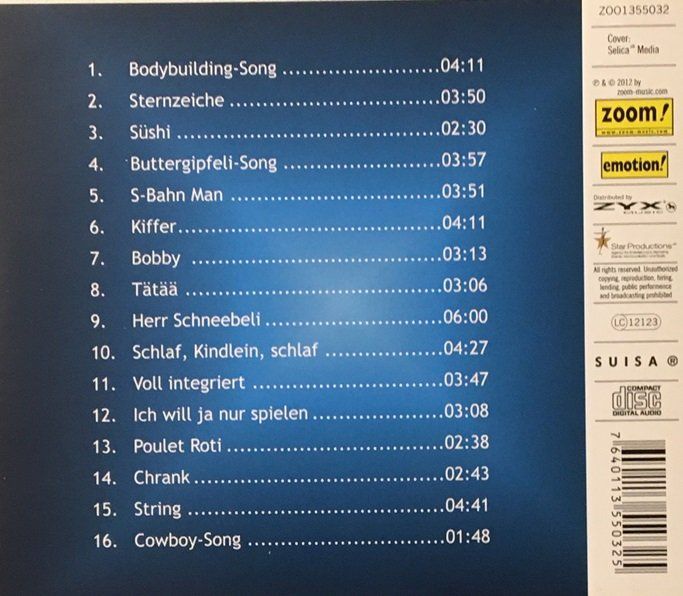 CD: Walti Dux - Menu Surprise – Usato da Grüningen venduto da azulgris 1