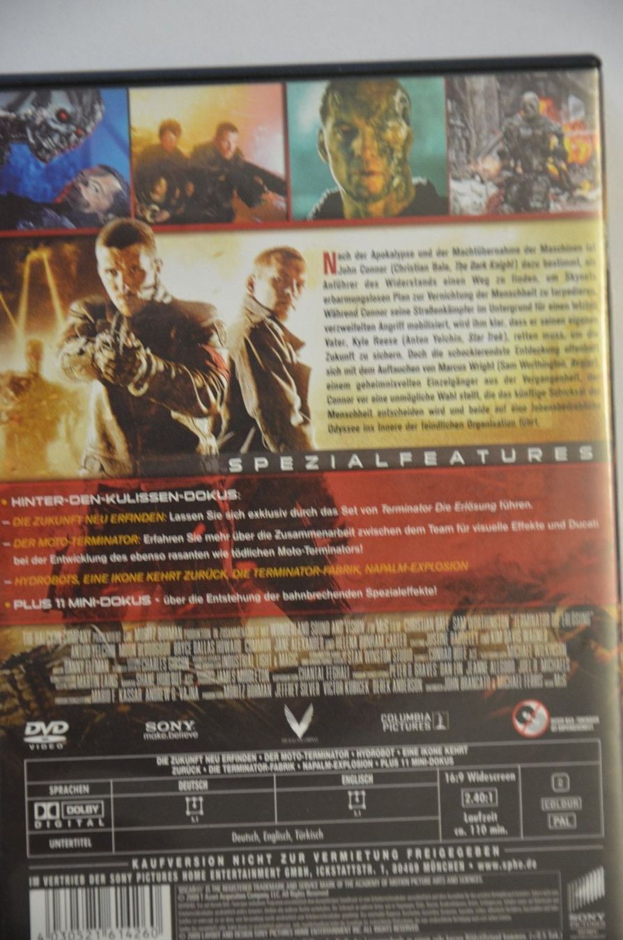 Tutti i DVDs: Terminator, die Erlösung – Nuovo (secondo la descrizione) da Wetzikon ZH venduto da bausie 1
