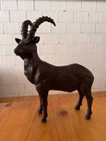 Bronzefigur Steinbock
