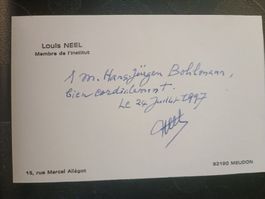 Louis Eugène Félix Néel - Nobelpreis - † 2000
